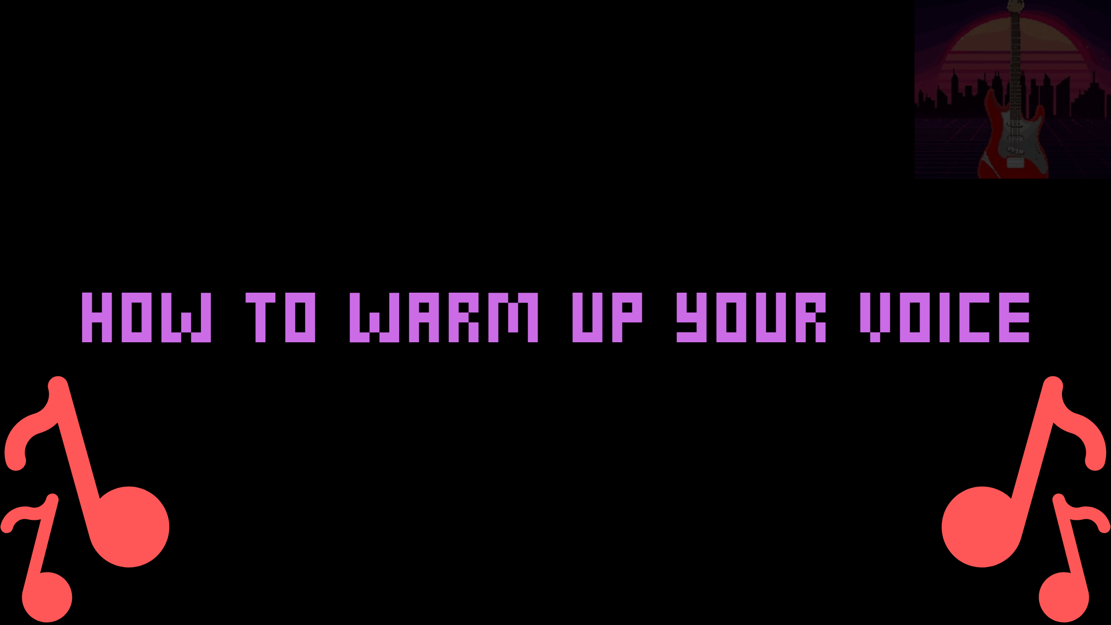 warm your voice singers technical exercises