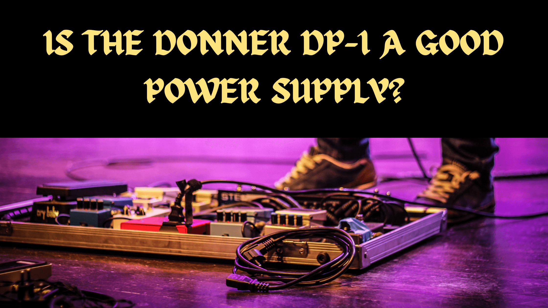 Donner DP1 Pedal Overview