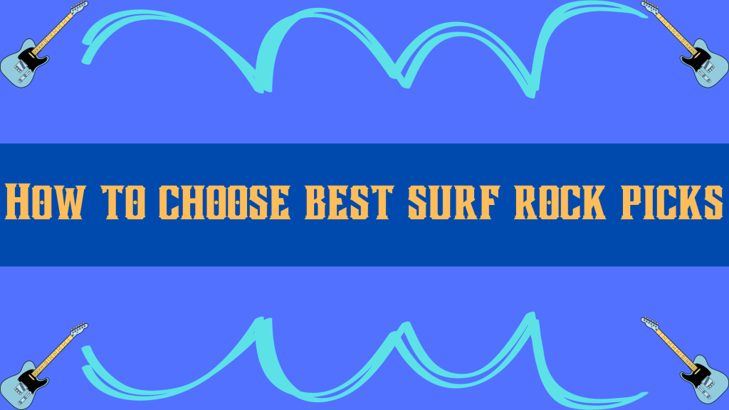 Surf Rock Guitar Picks Guitar Outrun